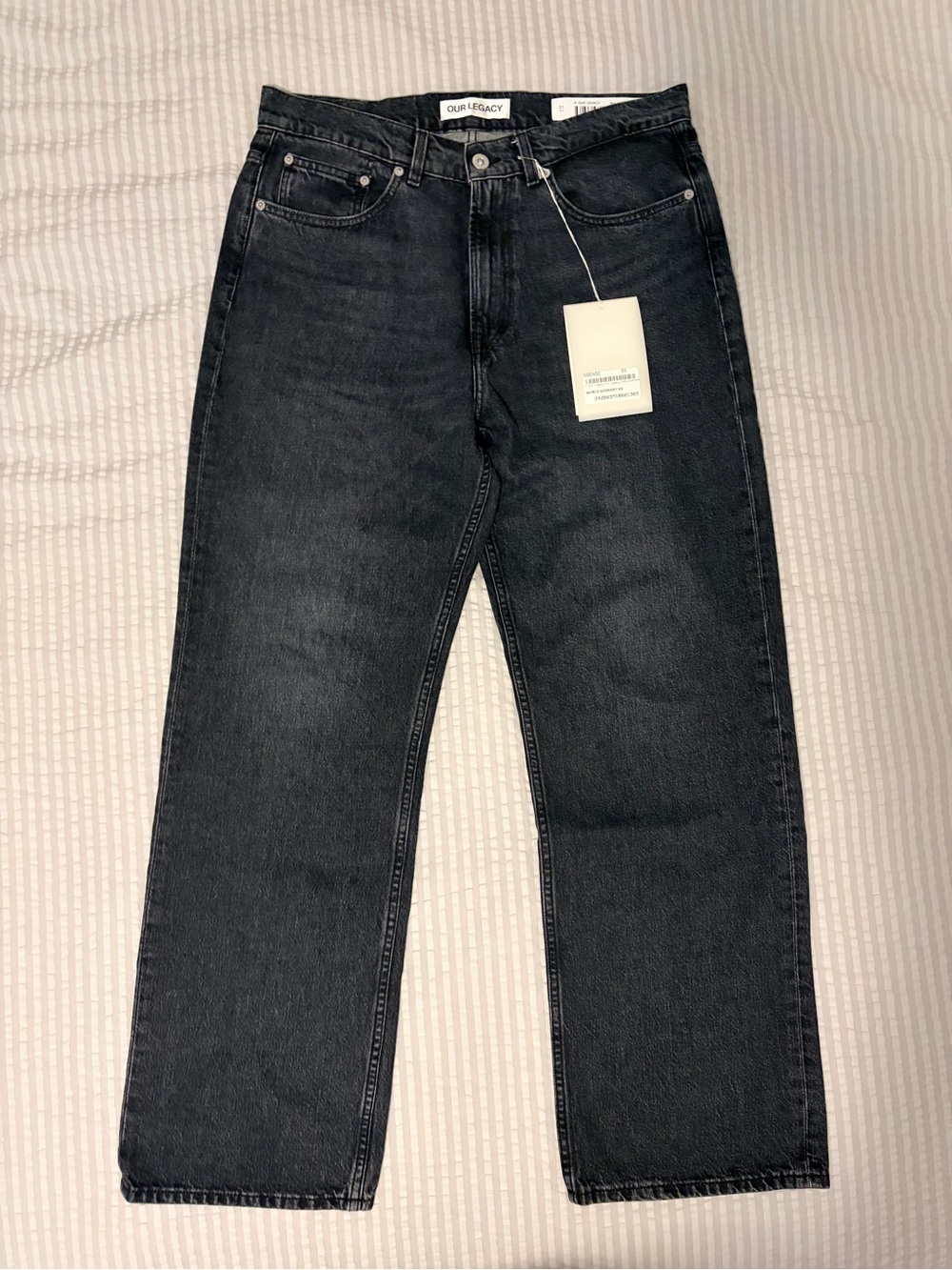 Our Legacy Third Cut Supergrey Wash Size 31
